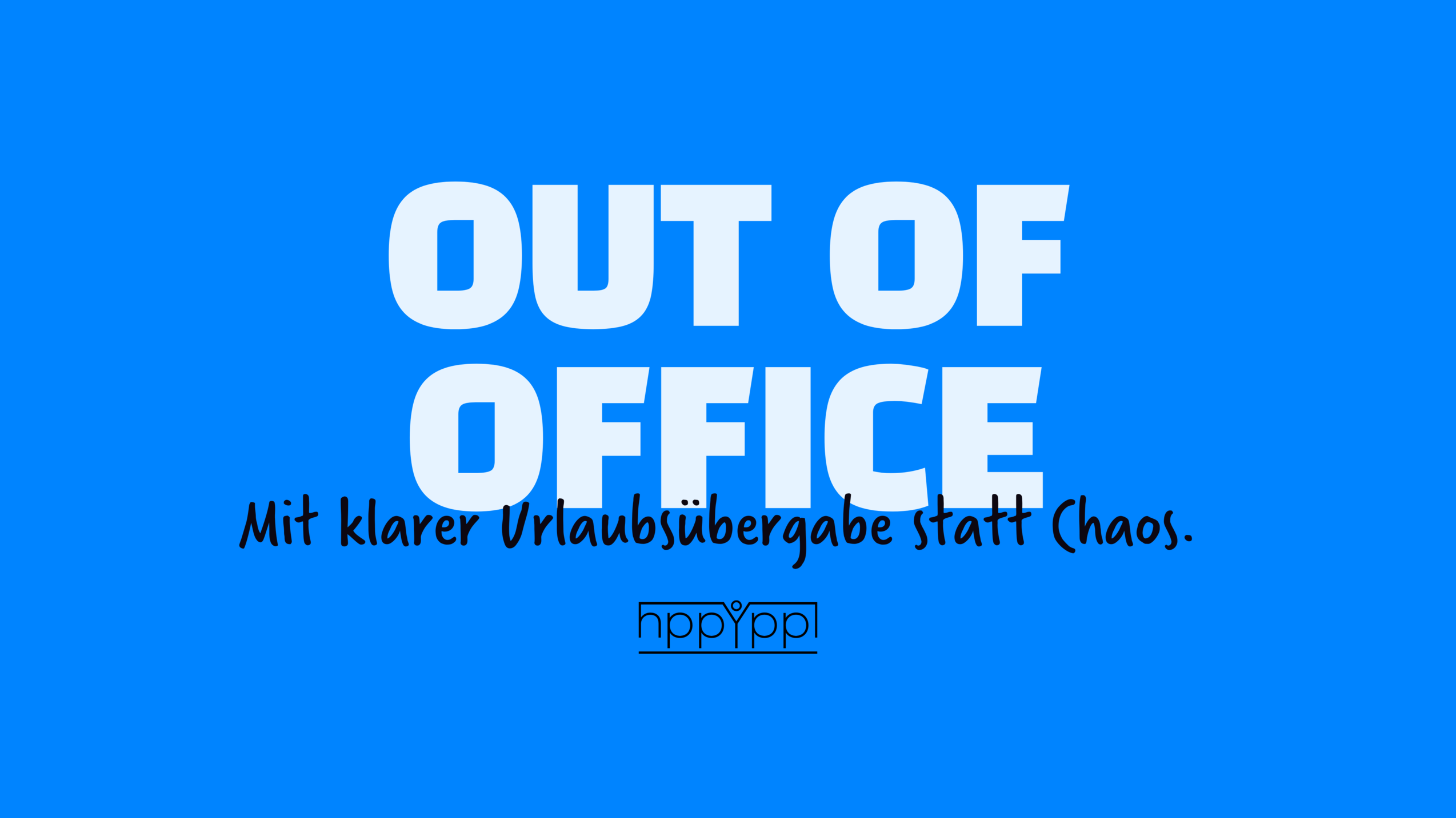 Urlaubsübergabe